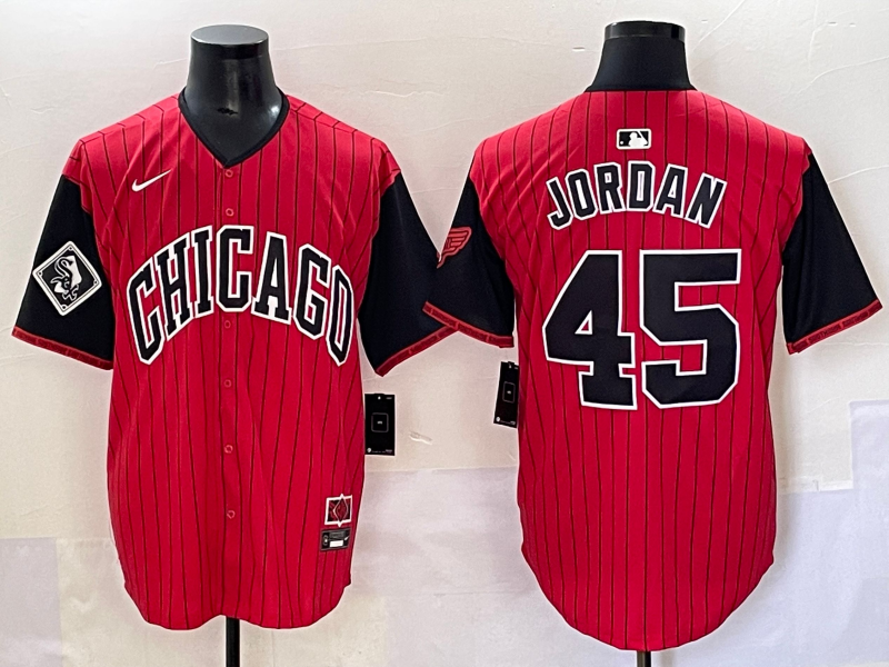 Men Chicago White Sox #45 Jordan red Nike MLB 2026 jersey 0654001